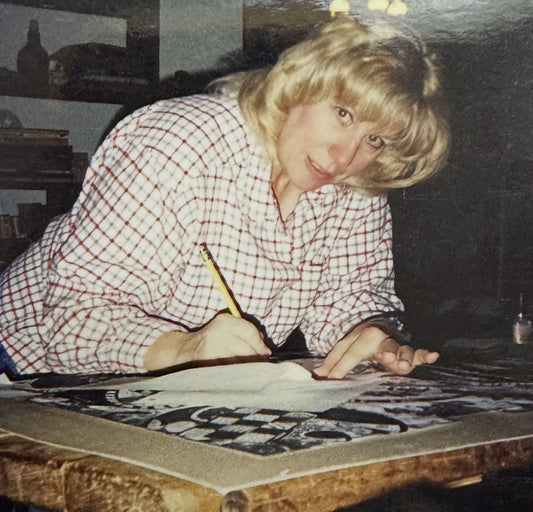 "Clarissa (mother), painting "Lyman & Will," 2000