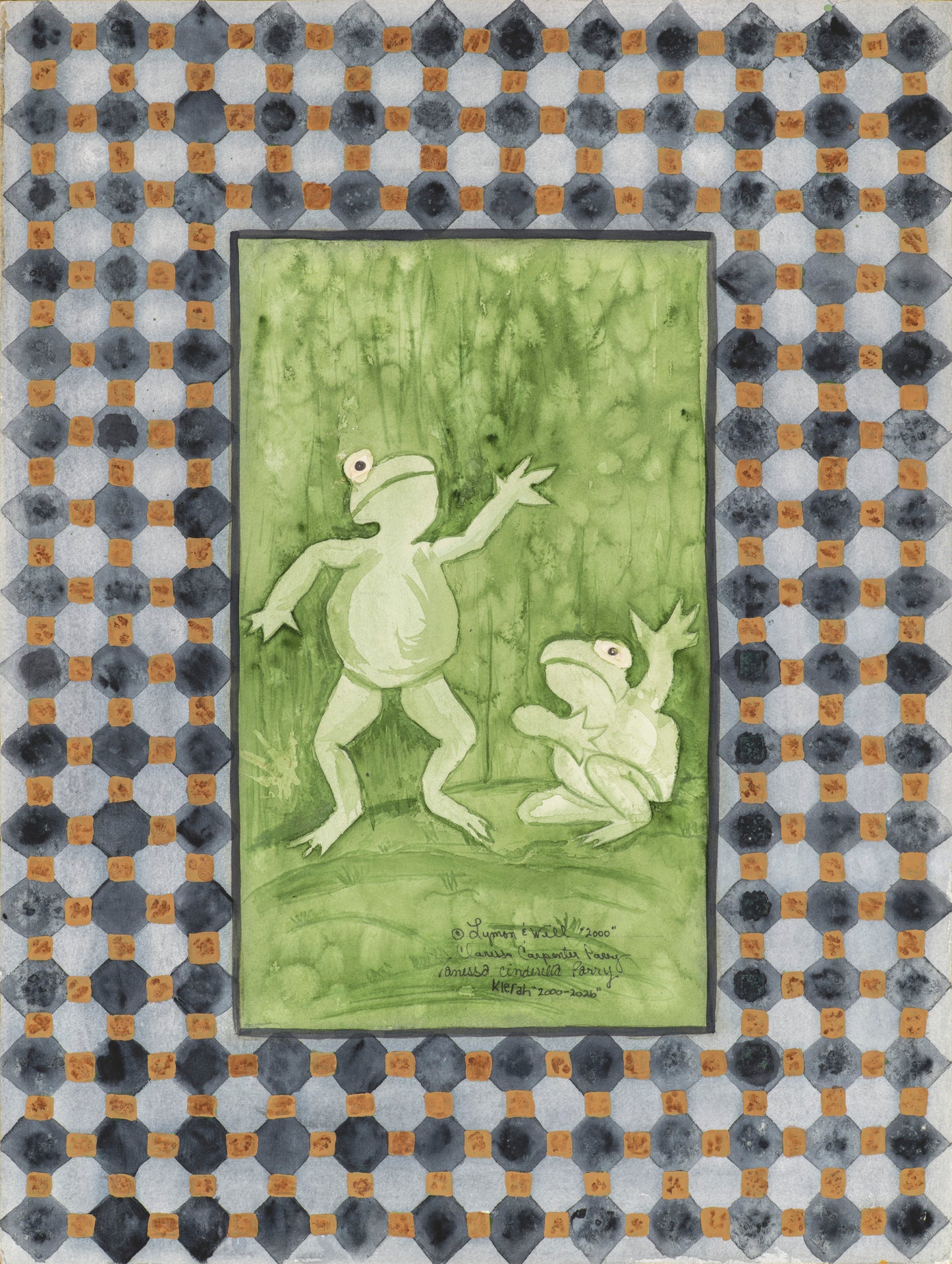 Lymon & Will Stewart Frog Print - Signed Limited Edition of 31