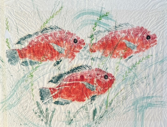 ©"Gyotaku" Fish Printing