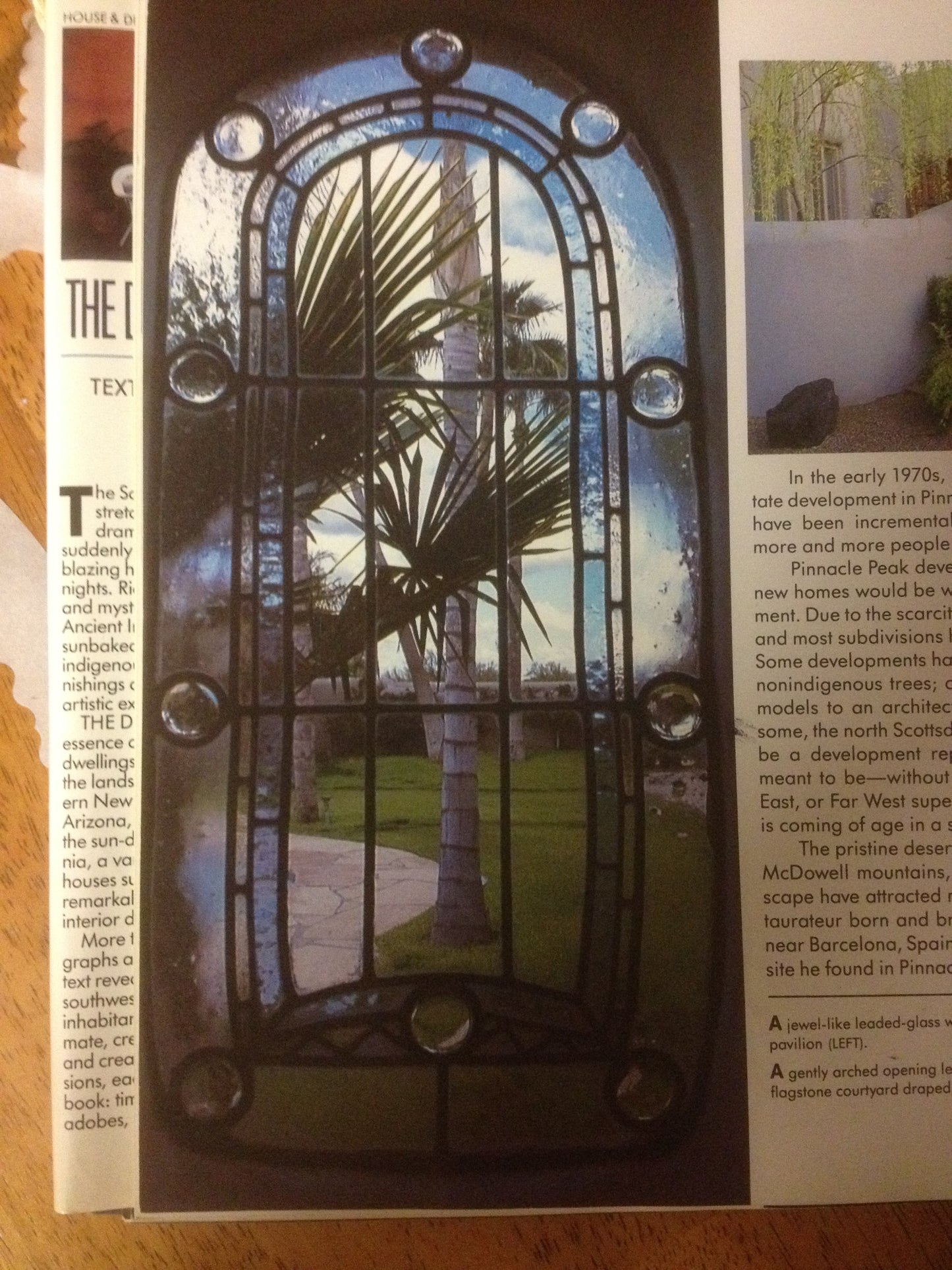©"Stained Glass Door," Glass, 2008, Clarissa and Vanessa