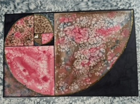 ©"Fibonacci Spiral in Pinks"