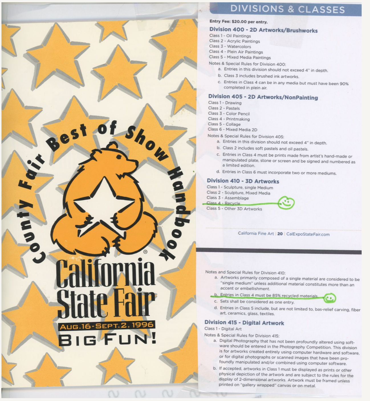 ©"Big Fun Ferris Wheel" 1996 California State Fair, Award of Merit