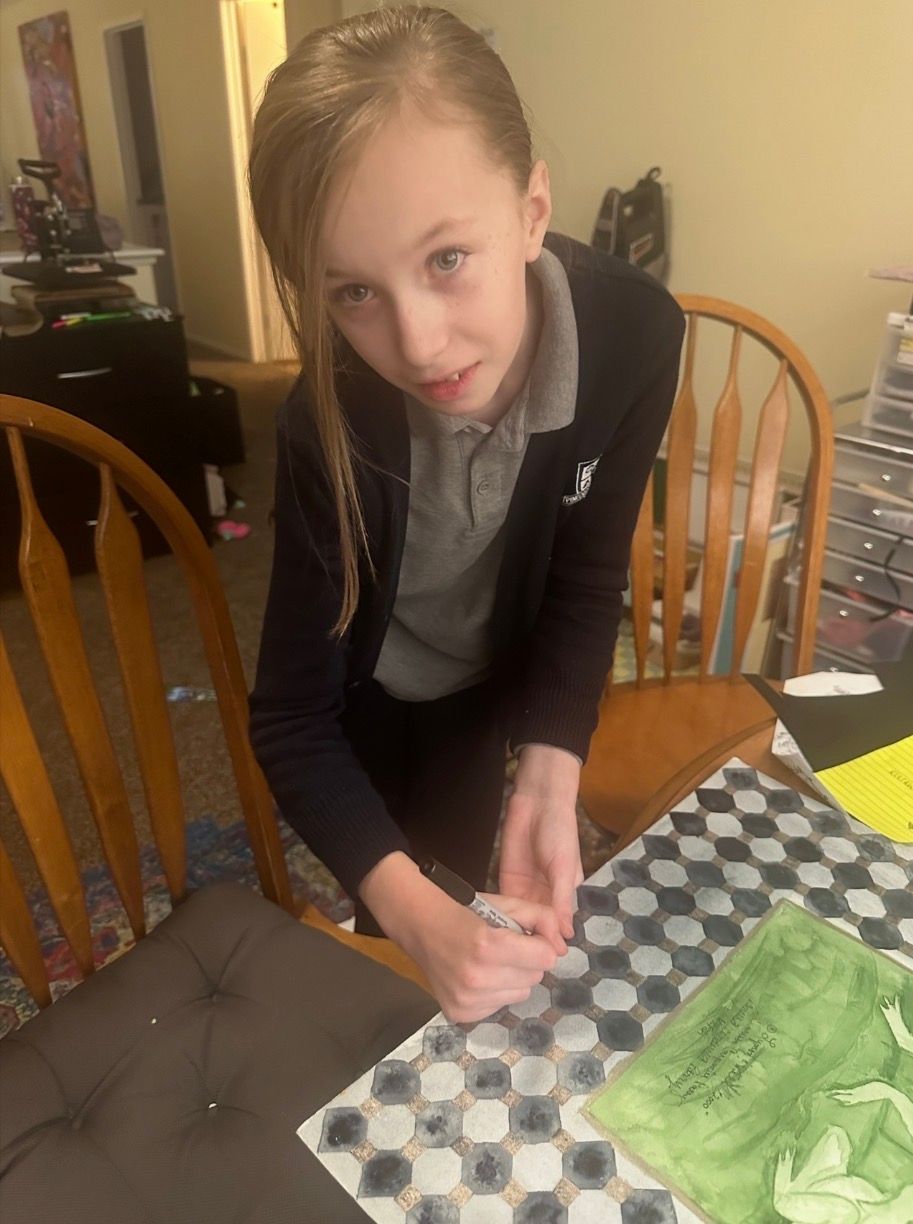 Lymon & Will Stewart Frog Print - Signed Limited Edition of 131